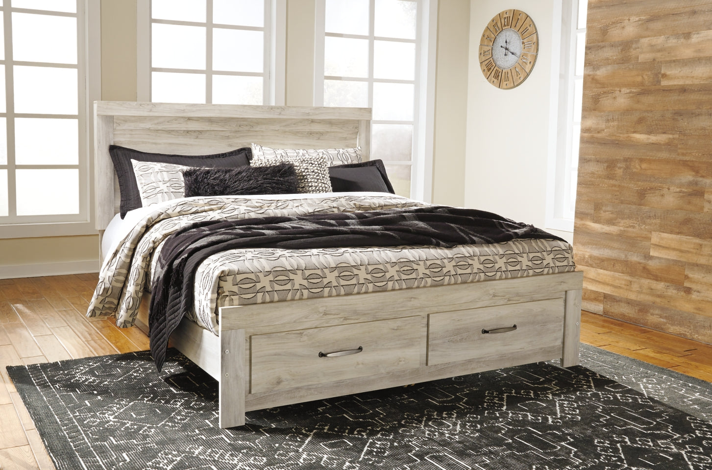 Bellaby Queen Platform Bed with 2 Storage Drawers