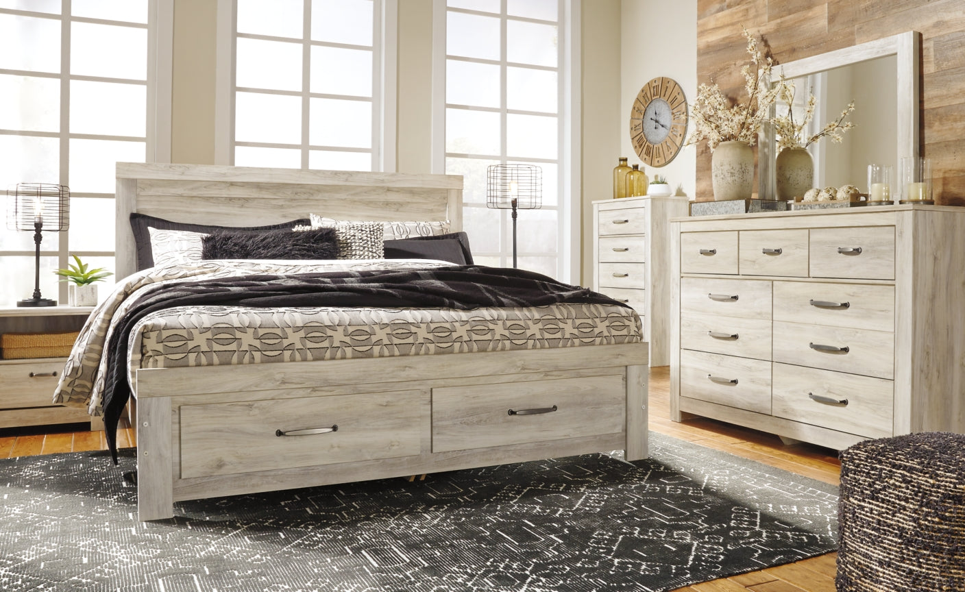 Bellaby Queen Platform Bed with 2 Storage Drawers