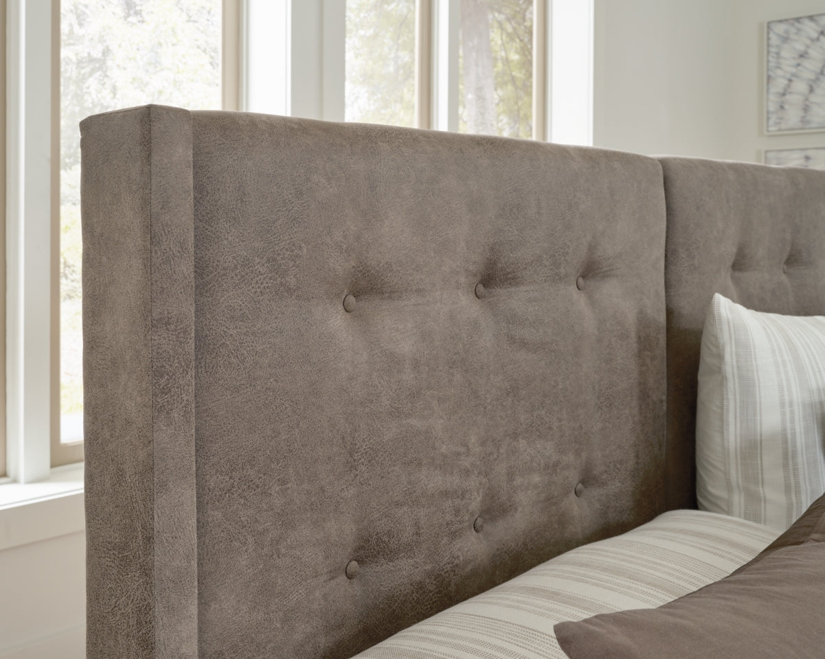 Wittland King Upholstered Panel Bed