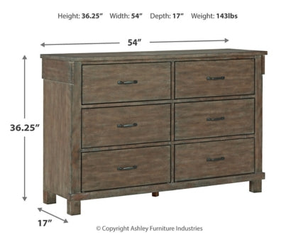 Shamryn King Panel Bed with Dresser