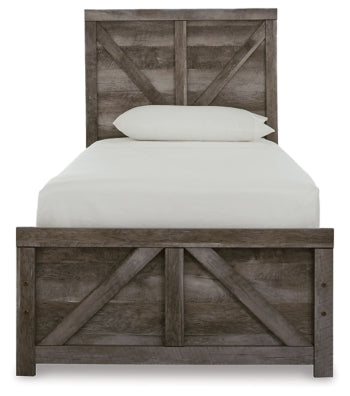 Wynnlow Queen Crossbuck Panel Bed