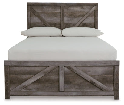 Wynnlow Queen Crossbuck Panel Bed