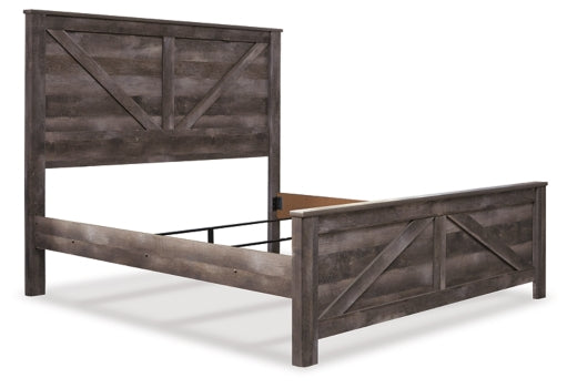 Wynnlow Queen Crossbuck Panel Bed