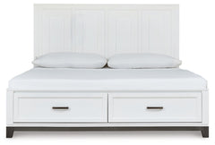 Brynburg Queen Panel Bed with 2 Storage Drawers