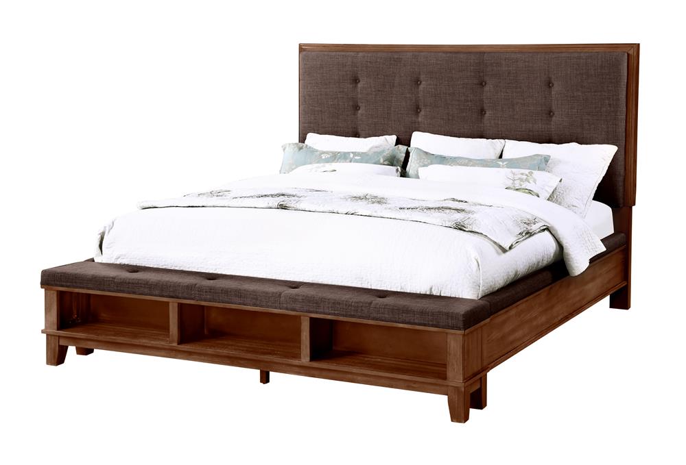 CAGNEY 6/6-6/0 K HEADBOARD - CHESTNUT