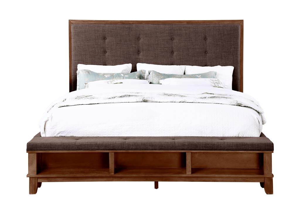 CAGNEY 6/6-6/0 K HEADBOARD - CHESTNUT