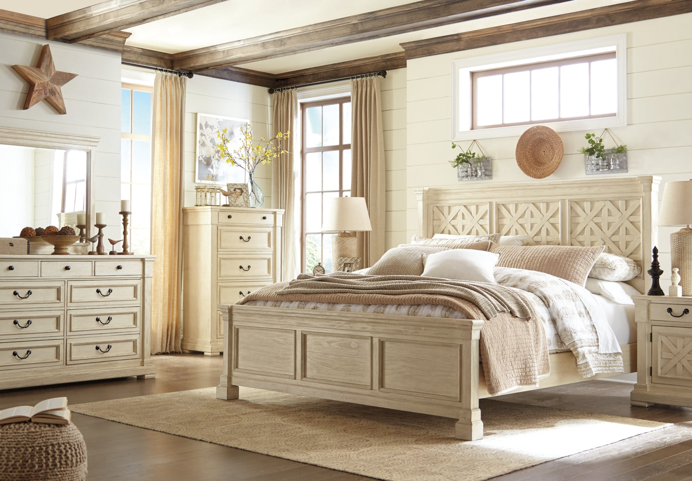 Bolanburg Queen Panel Bed - B647B2