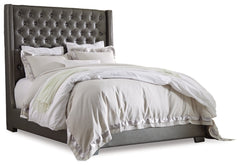 Coralayne Queen Upholstered Bed with Dresser