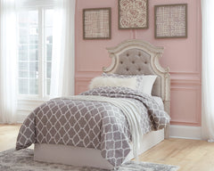 Realyn Twin Upholstered Panel Headboard