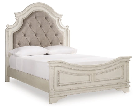 Realyn Queen Upholstered Panel Bed