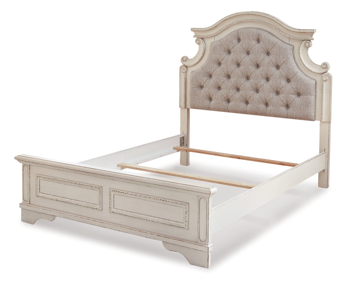 Realyn Queen Upholstered Panel Bed