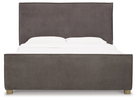 Krystanza Queen Upholstered Panel Bed