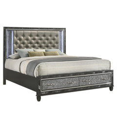 RADIANCE 6/6-6/0 K STORAGE FOOTBOARD & SLATS-BLACK PEARL