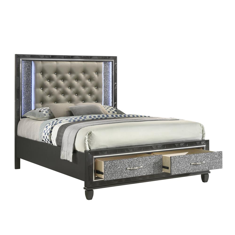 RADIANCE 5/0 Q STORAGE FOOTBOARD & SLATS-BLACK PEARL