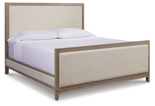 Chrestner California King Upholstered Panel Bed