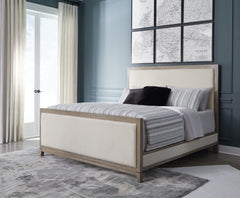 Chrestner California King Upholstered Panel Bed