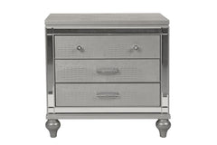 VALENTINO NIGHTSTAND-SILVER