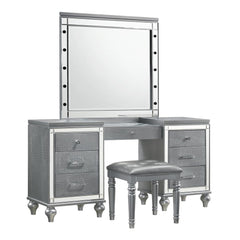 VALENTINO VANITY TABLE-SILVER