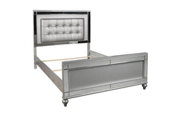 VALENTINO 5/0 Q FOOTBOARD & SLATS-SILVER