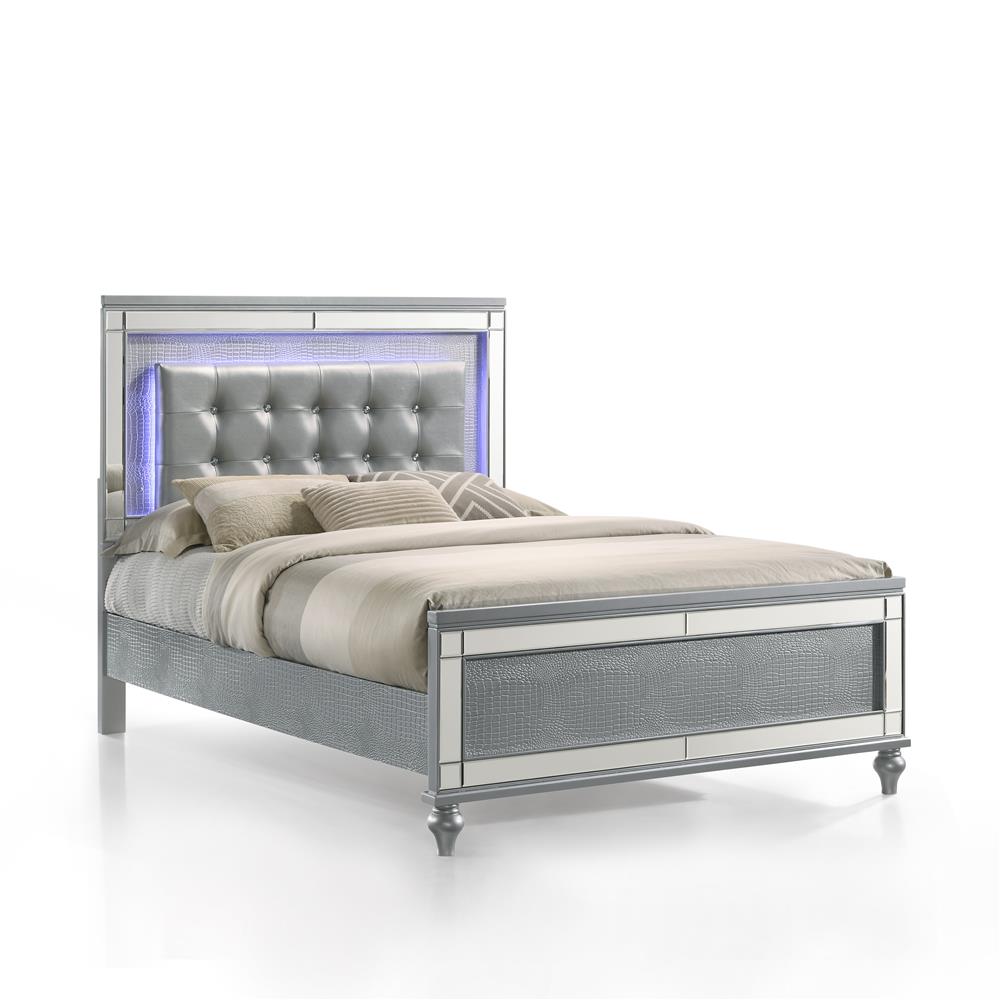 VALENTINO 4/6 F HEADBOARD - SILVER