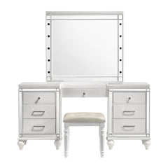 VALENTINO VANITY TABLE-WHITE