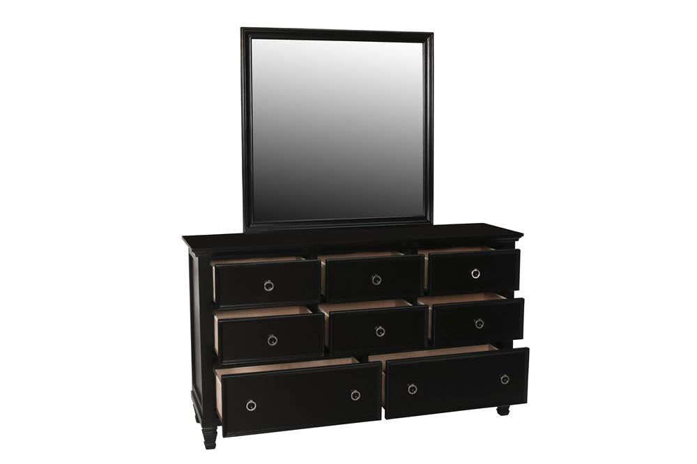 TAMARACK MIRROR- BLACK