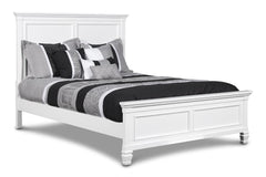 TAMARACK 4/6 F HEADBOARD, FOOTBOARD & SLATS- WHITE