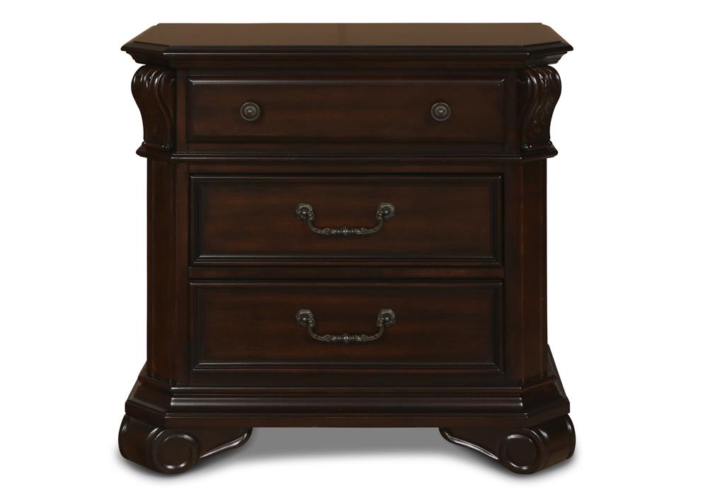 EMILIE NIGHTSTAND- TUDOR BROWN