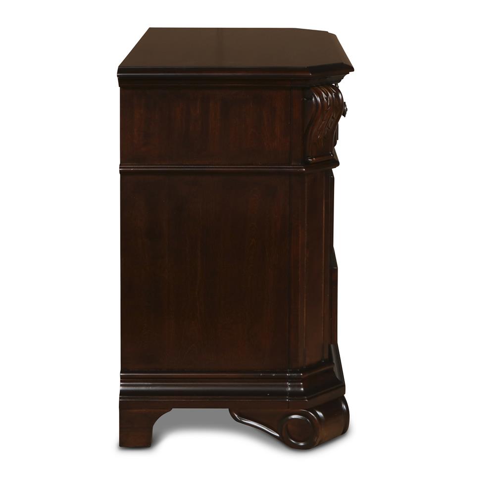 EMILIE NIGHTSTAND- TUDOR BROWN