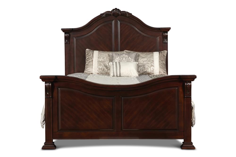 EMILIE 6''6"/6''0 EK/WK HEADBOARD- TUDOR BROWN