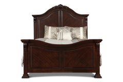 EMILIE 5''0" Q HEADBOARD- TUDOR BROWN