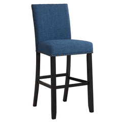 CRISPIN MARINE BLUE  BAR CHAIR- (2 /Ctn)