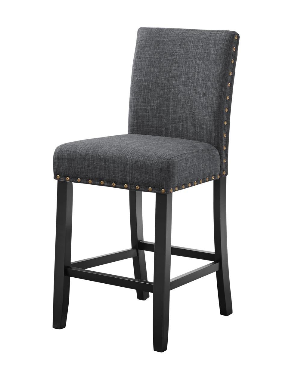 CRISPIN GRANITE GRAY COUNTER CHAIR- (2/Ctn)