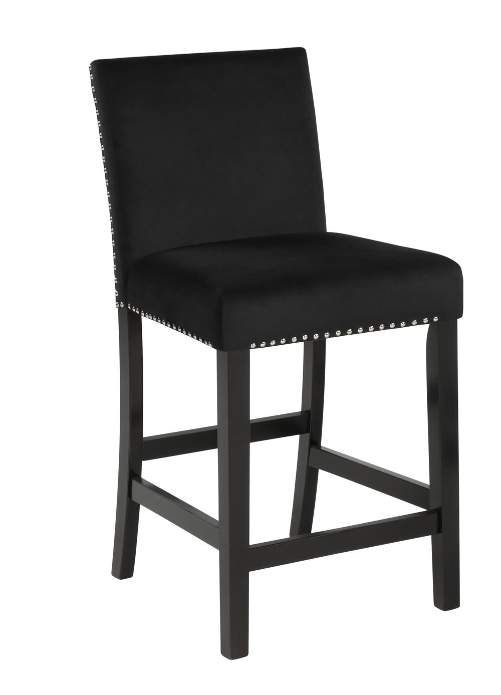 CELESTE COUNTER HEIGHT CHAIR-BLACK (2 PER CARTON)