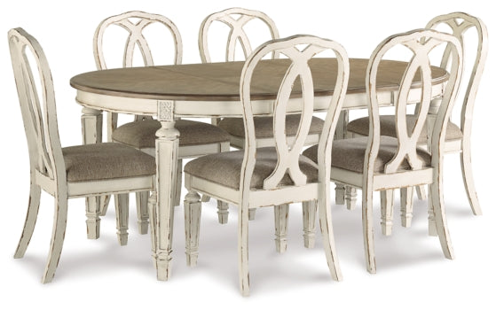 Realyn Dining Table and 6 Chairs - PKG002224