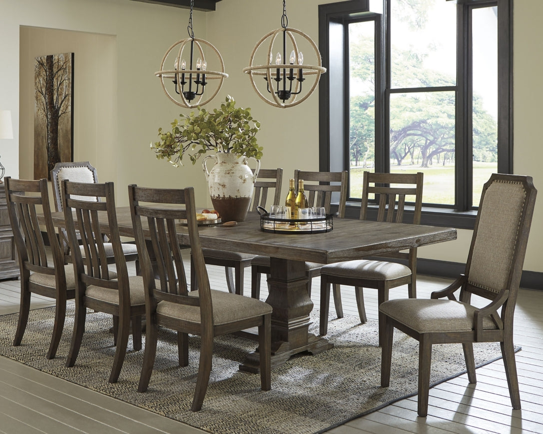 Wyndahl Dining Table and 8 Chairs - PKG002294