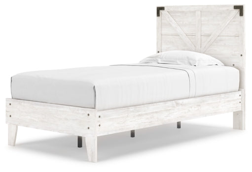 Shawburn Twin Crossbuck Panel Platform Bed