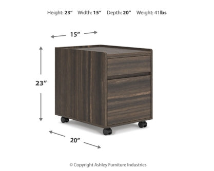 Zendex Home Office Desk and Storage - PKG014861