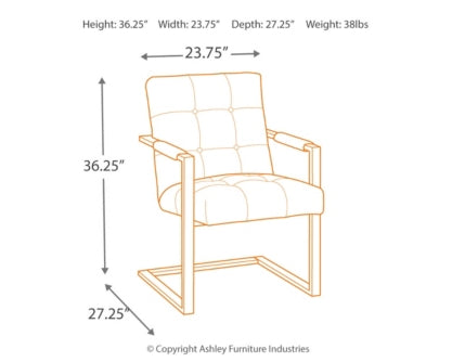 Starmore Home Office Desk Chair - The Bargain Furniture