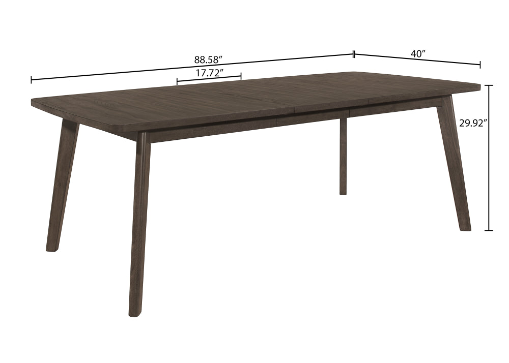 EMBER DINING TABLE  (1X18 LEAF)