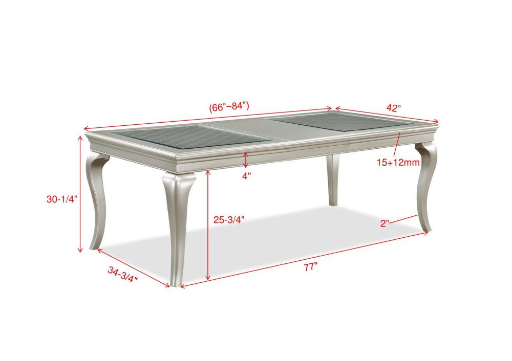 CALDWELL DINING TABLE (18  LEAF)