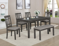 PAIGE 6-PC DINETTE SET WITH BENCH