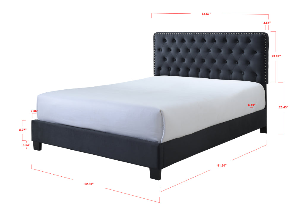 EZRA QUEEN HEADBOARD/FOOTBOARD, EZRA /QUEEN RAIL