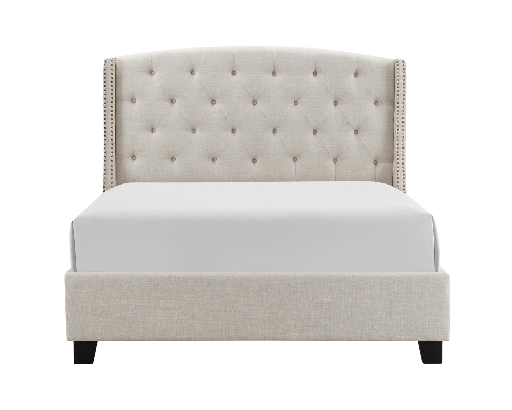 EVA KING HEADBOARD/FOOTBOARD -IVORY, EVA KING/ RAIL -DOVE