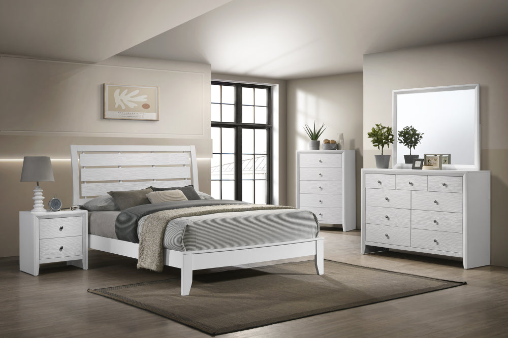 EVAN TWIN HEADBOARD/FOOTBOARD WHITE, EVAN TWIN RAIL WHITE