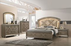 CRISTAL QUEEN HEADBOARD, CRISTAL QUEEN FOOTBOARD, CRISTAL /QUEEN RAIL