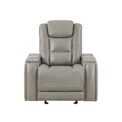 BRECKENRIDGE GLIDER RECLINER-LT GRAY