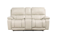 CICERO CONSOLE LOVESEAT W/ PWR FR & HR-CREAM