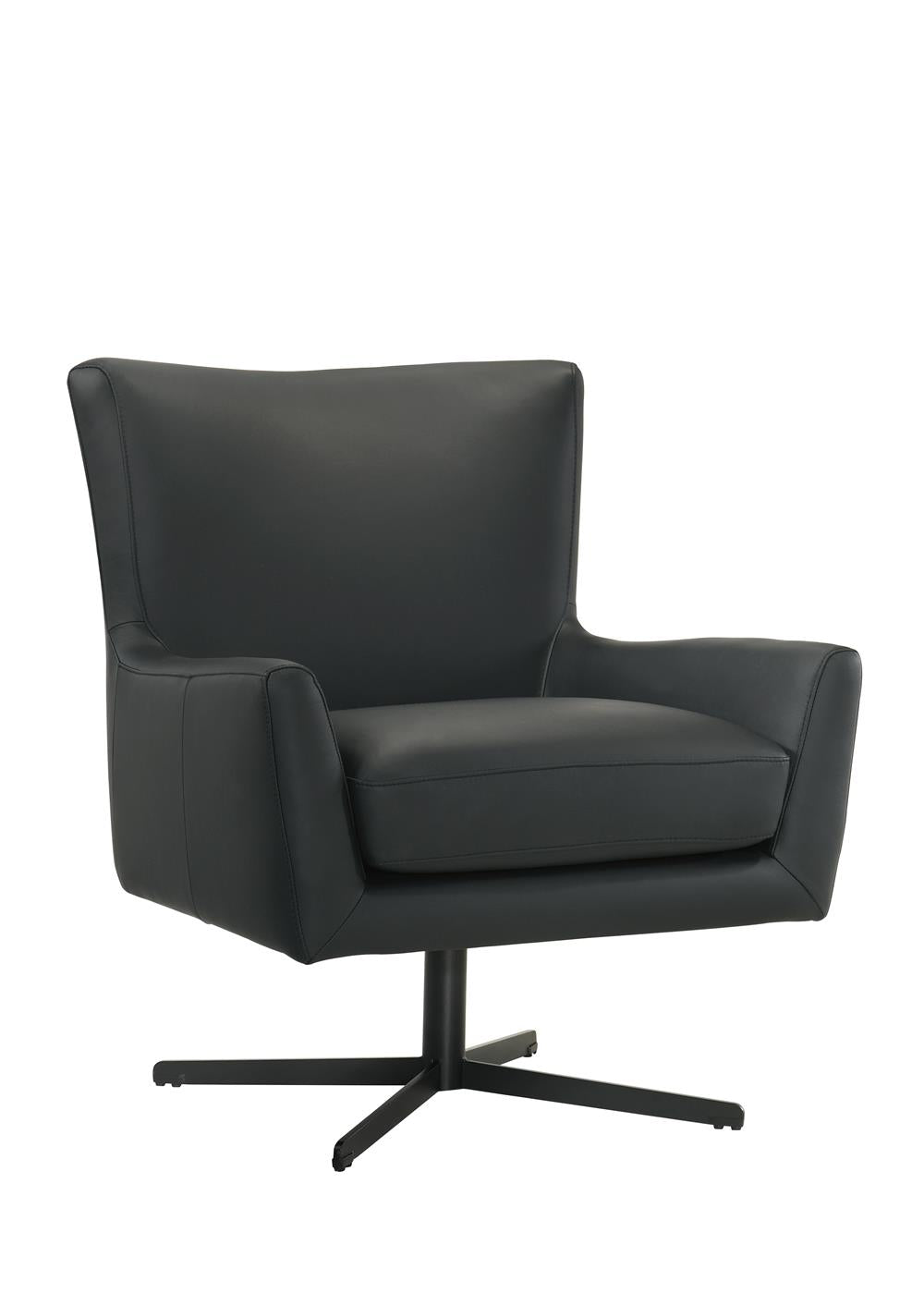 ACADIA SWIVEL CHAIR BODY-BLACK (Box 1 of 2)