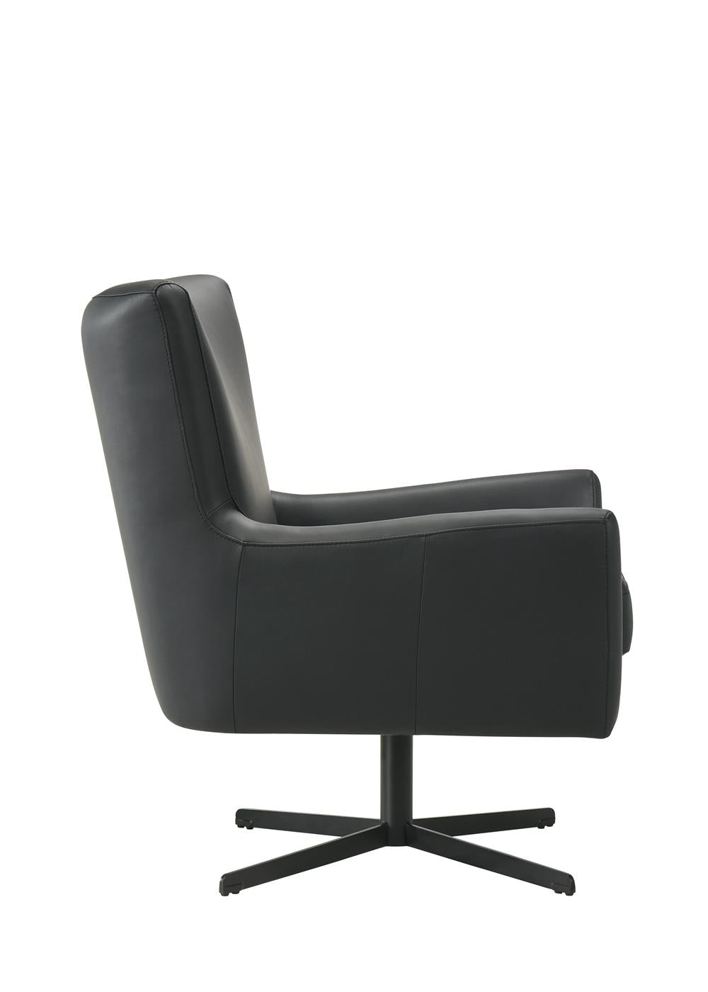 ACADIA SWIVEL CHAIR BODY-BLACK (Box 1 of 2)